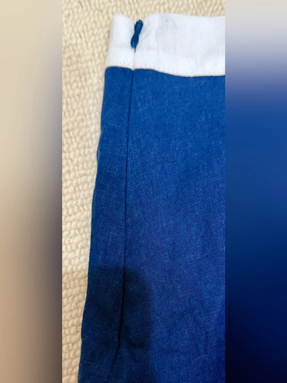 White and Navy Matching Set